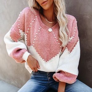 VICI Vivianna Embellished Chenille Sweater